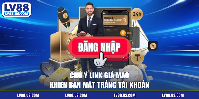 Chú ý link giả mạo khiến bạn mất trắng tài khoản